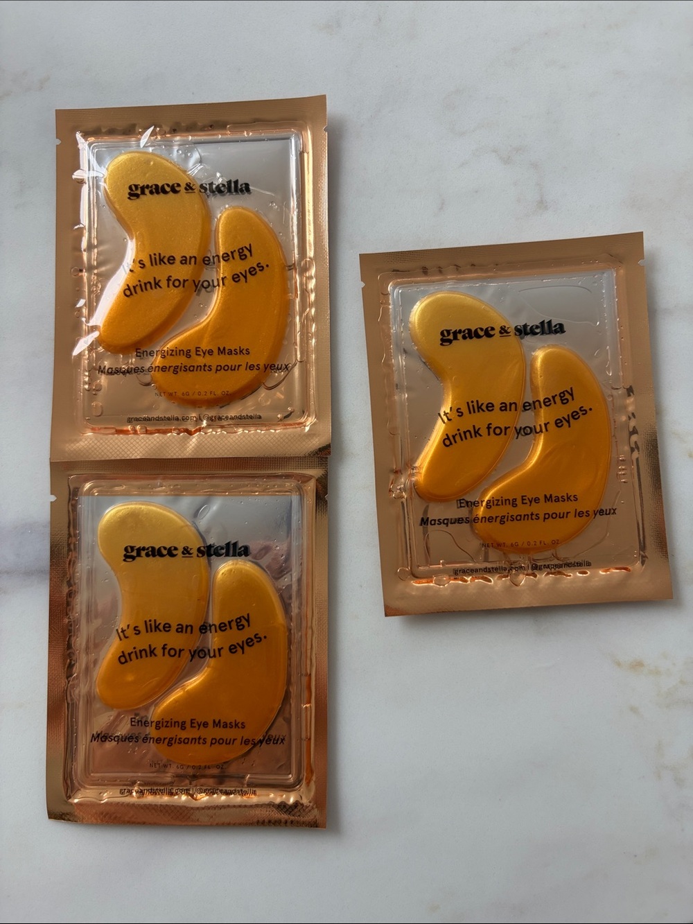 grace & stella Gold Eye Masks - Radiant Under-Eye Patches